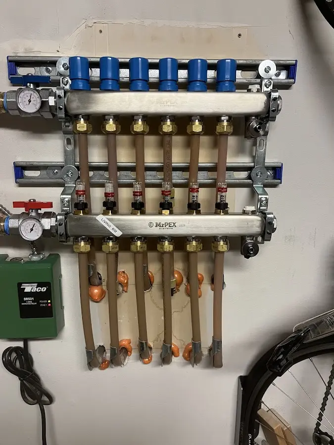 Plumber performing Leak Detection at a residential property in Watertown